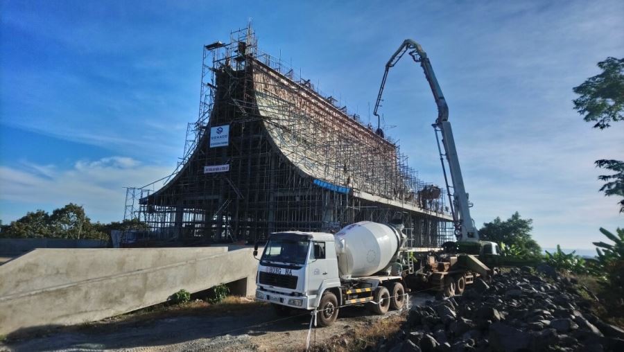 Hình ảnh công trường đang xây dựng